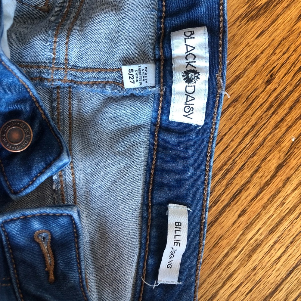 Blue Ripped Jeggings - Picture 4 of 4
